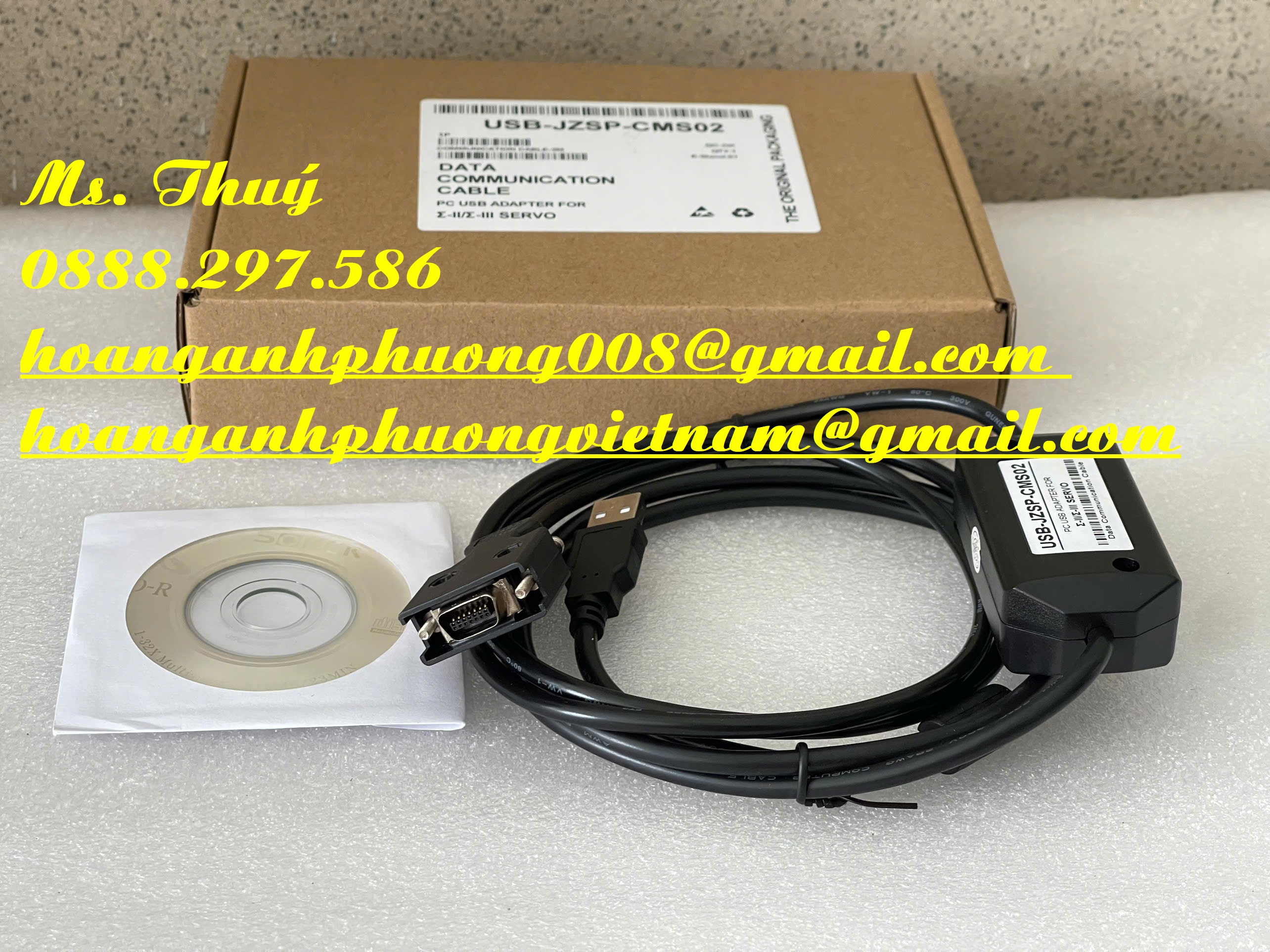 USB-JZSP-CMS02 - Cáp lập trình dành cho servo Yaskawa